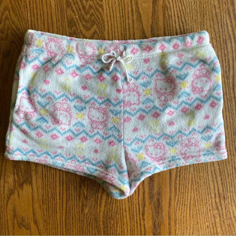 Hello Kitty Fleece Lounge Shorts
